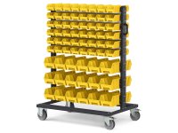 Carrello porta minuteria Fami Bin Cart 1067x668x1384mm con 132 contenitori Picking Box Air