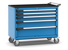 Carrello portautensili Fami Master con 5 cassetti ad estrazione regolabile blu, 1020x573x922mm