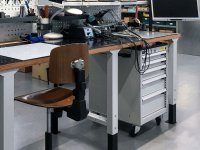 Carrello portautensili Fami Master con 6 cassetti ad estrazione regolabile blu, 714x573x922mm