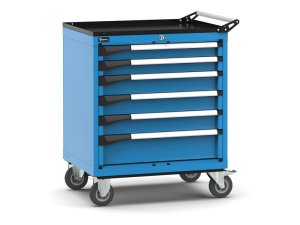 Carrello portautensili Fami Master con 6 cassetti ad estrazione regolabile blu, 714x573x922mm