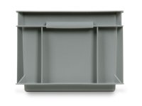 Cassette in plastica Fami Euro Box 300x200x147mm con maniglie a conchiglia e fondo liscio (10pz)