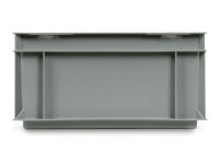 Cassette in plastica Fami Euro Box 300x200x147mm con maniglie a conchiglia e fondo liscio (10pz)