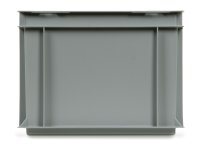 Cassetta in plastica Fami Euro Box 300x200x220mm con maniglie a conchiglia e fondo liscio