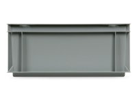 Cassetta in plastica Fami Euro Box 400x300x170mm con maniglie chiuse e fondo liscio