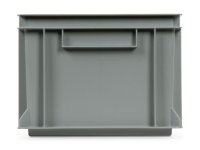 Cassetta in plastica Fami Euro Box 400x300x220mm con maniglie chiuse e fondo liscio