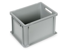 Cassetta in plastica Fami Euro Box 400x300x270mm con maniglie aperte e fondo rinforzato