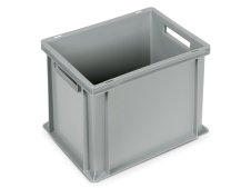 Cassetta in plastica Fami Euro Box 400x300x320mm con maniglie aperte e fondo rinforzato