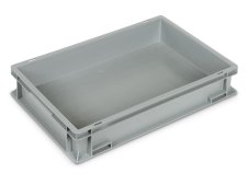 Cassetta in plastica Fami Euro Box 600x400x115mm con maniglie a conchiglia e fondo rinforzato