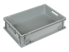 Cassetta in plastica Fami Euro Box 600x400x150mm con maniglie aperte e fondo rinforzato