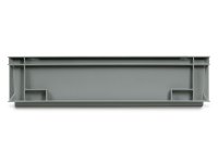 Cassetta in plastica Fami Euro Box 600x400x150mm con maniglie chiuse e fondo liscio