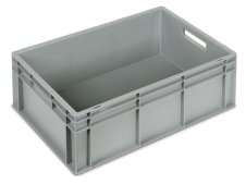 Cassetta in plastica Fami Euro Box 600x400x215mm con maniglie aperte e fondo rinforzato