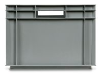 Cassetta in plastica Fami Euro Box 600x400x280mm con maniglie aperte e fondo rinforzato