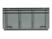 Cassetta in plastica Fami Euro Box 600x400x280mm con maniglie chiuse e fondo liscio