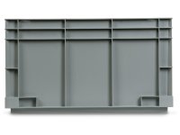 Cassetta in plastica Fami Euro Box 600x400x320mm con maniglie aperte e fondo rinforzato