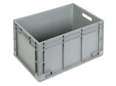 Cassetta in plastica Fami Euro Box 600x400x320mm con maniglie aperte e fondo rinforzato