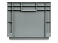 Cassetta in plastica Fami Euro Box 600x400x320mm con maniglie chiuse e fondo liscio