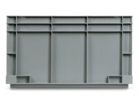Cassetta in plastica Fami Euro Box 600x400x320mm con maniglie chiuse e fondo liscio