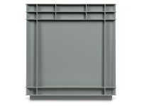 Cassetta in plastica Fami Euro Box 600x400x423mm con maniglie chiuse e fondo liscio