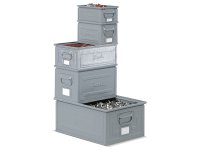 Cassetta in acciaio Steel Fami 630x450x300mm capacità 85lt (6pz)
