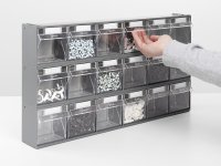 Cassettiera porta minuteria Fami Visual Box 600x140x168mm con 5 cassetti