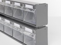 Cassettiera porta minuteria Fami Visual Box 600x140x168mm con 5 cassetti