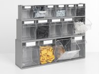Cassettiera porta minuteria Fami Visual Box 600x140x168mm con 5 cassetti