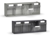 Cassettiera porta minuteria Fami Visual Box 600x178x206mm con 4 cassetti