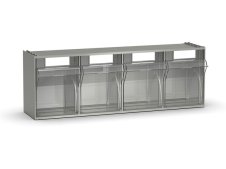 Cassettiera porta minuteria Fami Visual Box 600x178x206mm con 4 cassetti