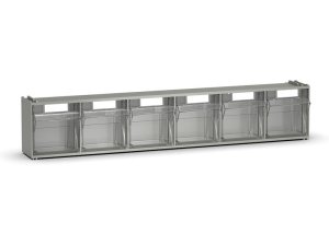 Cassettiera porta minuteria Fami Visual Box 600x96x112mm con 6 cassetti
