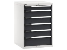Cassettiera Fami Master 714x726x1000mm bicolore con 6 cassetti ad estrazione regolabile