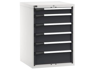 Cassettiera Fami Master 714x726x1000mm bicolore con 6 cassetti ad estrazione regolabile