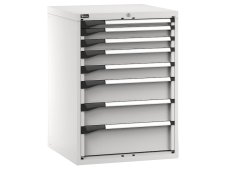 Cassettiera Fami Master 714x726x1000mm grigio con 8 cassetti ad estrazione regolabile