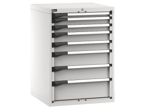 Cassettiera Fami Master 714x726x1000mm grigio con 8 cassetti ad estrazione regolabile