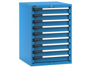 Cassettiera Fami Master 714x726x1000mm blu con 9 cassetti ad estrazione regolabile