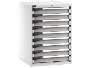 Cassettiera Fami Master 714x726x1000mm grigio con 9 cassetti ad estrazione regolabile
