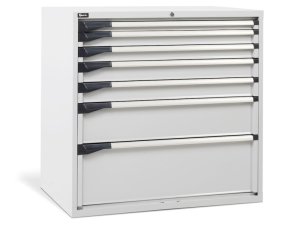 Cassettiera per industria Fami Master DE 1020x726x1000mm grigio con 7 cassetti, 2000Kg