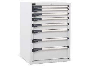 Cassettiera per industria Fami Master DE 714x726x1000mm grigio con 8 cassetti, 2000Kg