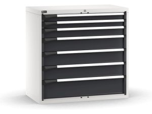 Cassettiera Fami Master bicolore a 7 cassetti ad estrazione regolabile 1020x573x1000mm