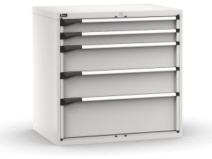 Cassettiera Fami Master grigio a 5 cassetti ad estrazione regolabile 1020x726x1000mm