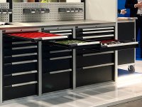 Cassettiera Fami Master bicolore a 7 cassetti ad estrazione regolabile 714x573x1000mm