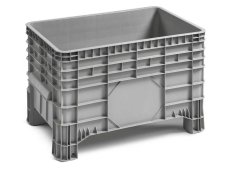 Cassone sovrapponibile Fami 1040x640x670mm in PE-HD, 285lt