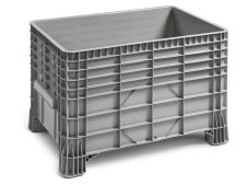 Cassone sovrapponibile Fami 1200x800x800mm in PE-HD, 550lt