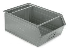 Contenitore a bocca di lupo in acciaio Fami FLS Steel 480x725x295mm doppio traverso (6pz)