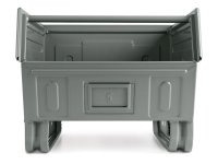 Contenitore a bocca di lupo in acciaio Fami FLS Steel 480x725x385mm slitta (4pz)