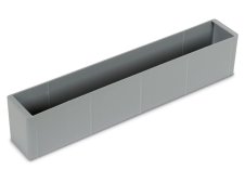 Contenitore divisorio Fami 550x87x110mm per cassette Euro Box, capacità 4,6lt