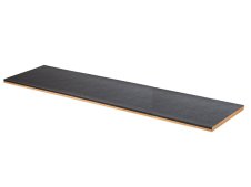 Copertura in acciaio gommato Fami per banchi da lavoro con piano in multiplex, 2000x750x22mm