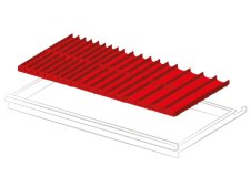 Set 49 elementi di separazione per cassetti Fami Gear Garage frontale 50-300mm, 54x27EH