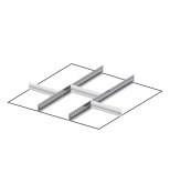 Suddivisore 5 elementi per cassettiere Fami Master 714x726 mm, frontale 100mm
