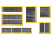 Elemento angolare in polietilene Fami MAT 110x110x25mm per tappeto antisdrucciolo (10pz)