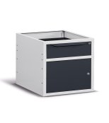 Cassettiera per banco lavoro Fami 630x607x570mm cassetto e armadietto, portata 50 Kg